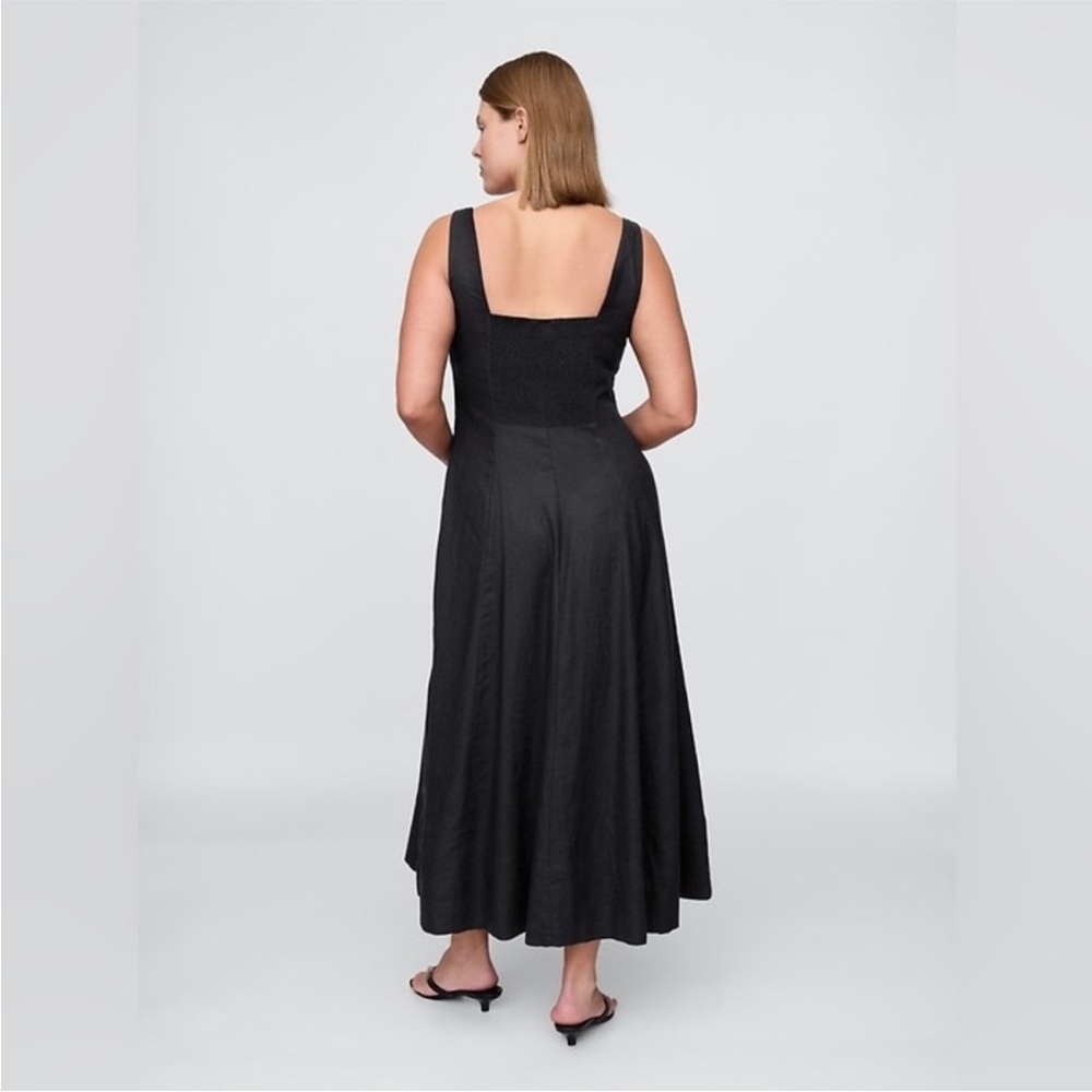 NWT! GAP Linen-Blend Square-Neck Maxi Dress - Multiple #770475 🪂 - Picture 3 of 6